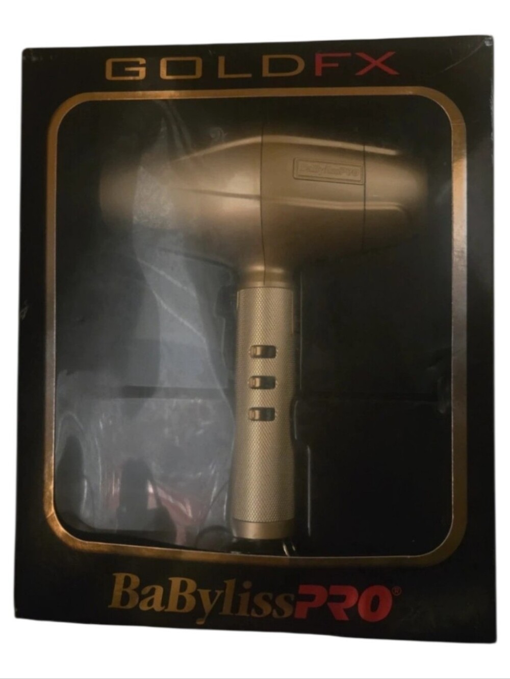 BaByliss GoldFX Metallic Gold Hair Dryer - Professional Performance